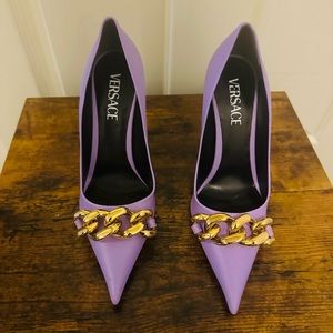 Versace heels. Chic and super cute